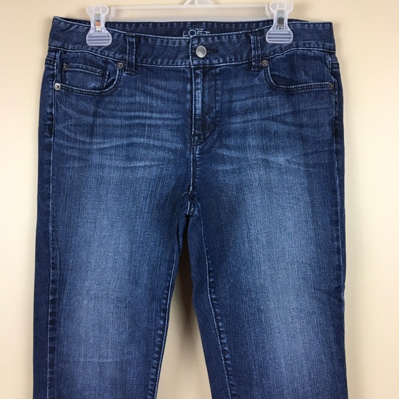ATL ANN TAYLOR LOFT MODERN CROP JEANS - Picture 2 of 7